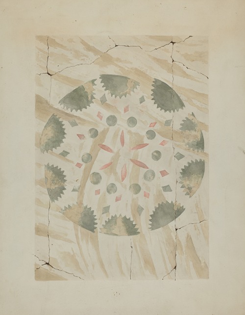 Detail of Stencilled Wall