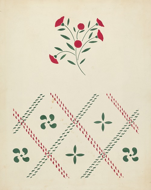 Stencilled Wall