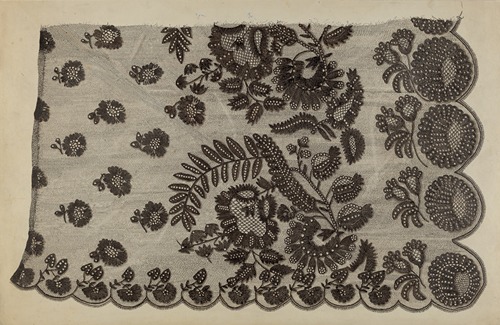 Black Lace Shawl