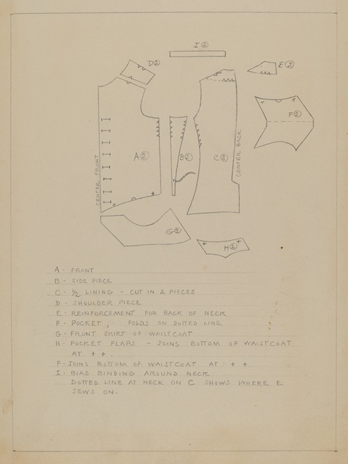 Waistcoat Pattern