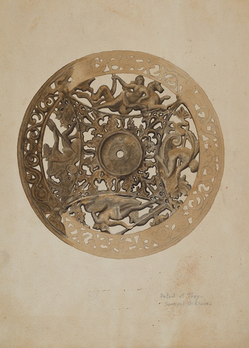 Mirror Stand – Detail of Saucer