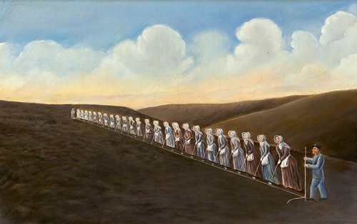 Planting Corn, after Olof Krans