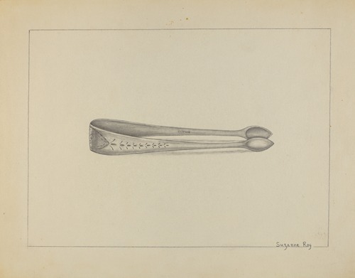 Silver Sugar Tongs