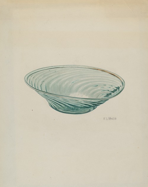 Flat Glass Bowl