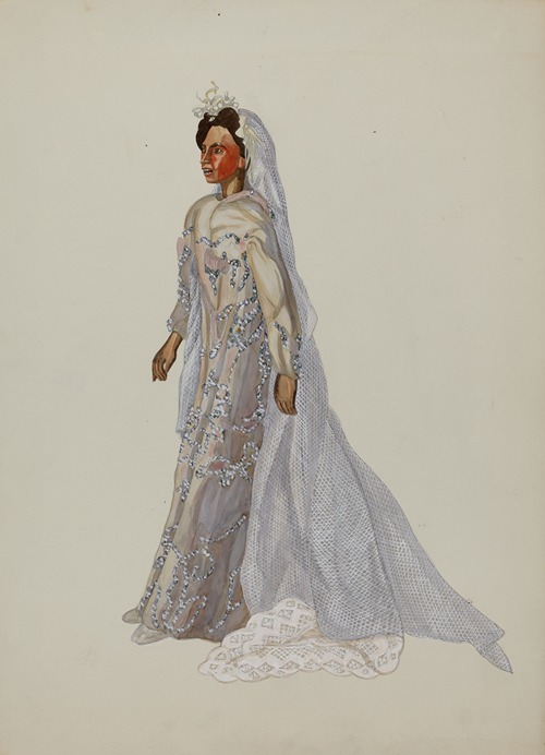 Negro Bride Puppet
