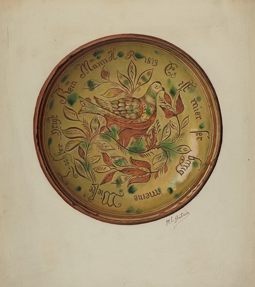 Pa. German Plate