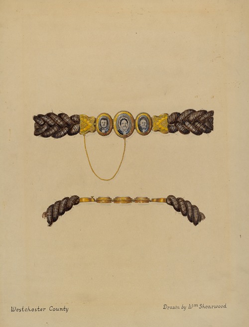 Hair Brooch and Bracelet