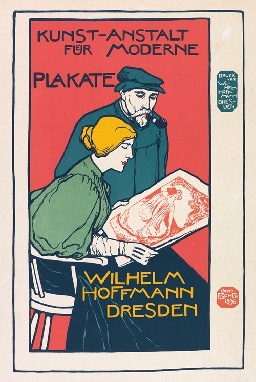 Advertentie voor de Kunst-Anstalt für Moderne Plakate
