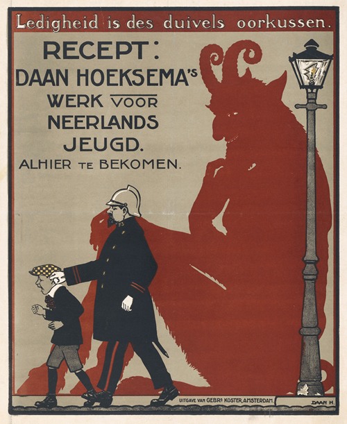 Affiche voor kinderboeken van Daan Hoeksema