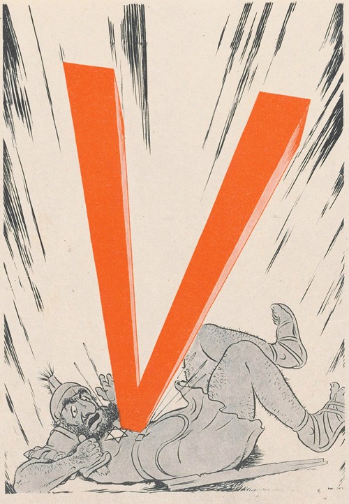 Anti-joodse spotprent, ca. 1943-1944