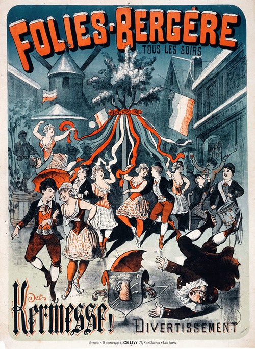 Folies-Bergere Tous Les Soirs Kermesse!