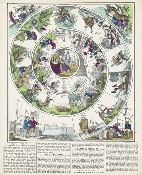 Robinson-Spiel – Jeu De Robinson – Giuoco Al Robinson – Robinson-Spel