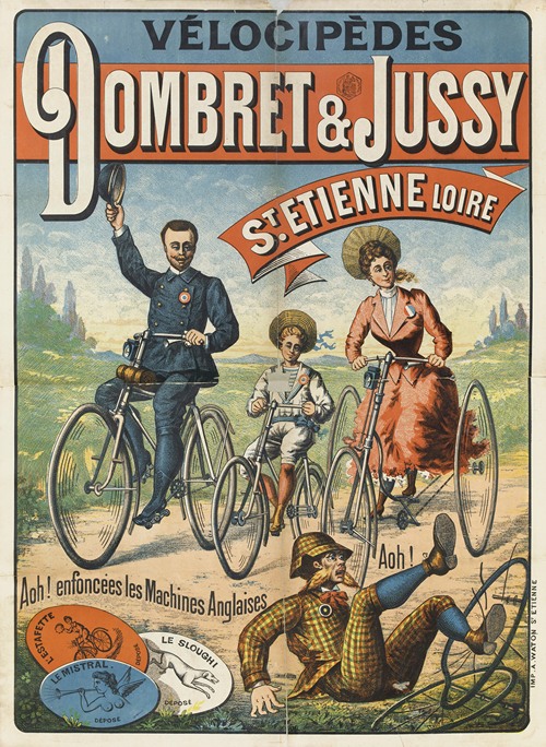 Velocipedes Dombret And Jussy St. Etienne Loire