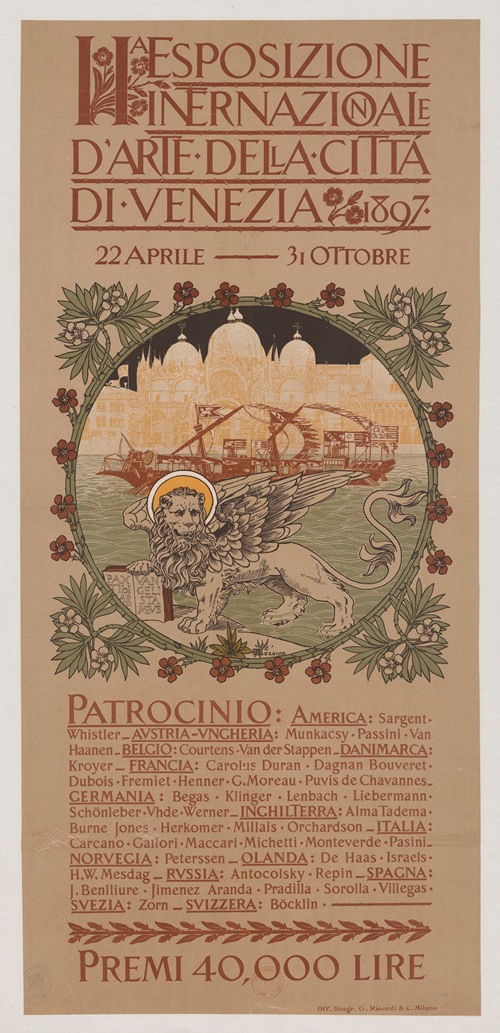 Esposizione internationale d’arte della citta di Venezia – 1897