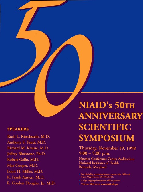 NIAID’s 50th anniversary scientific symposium