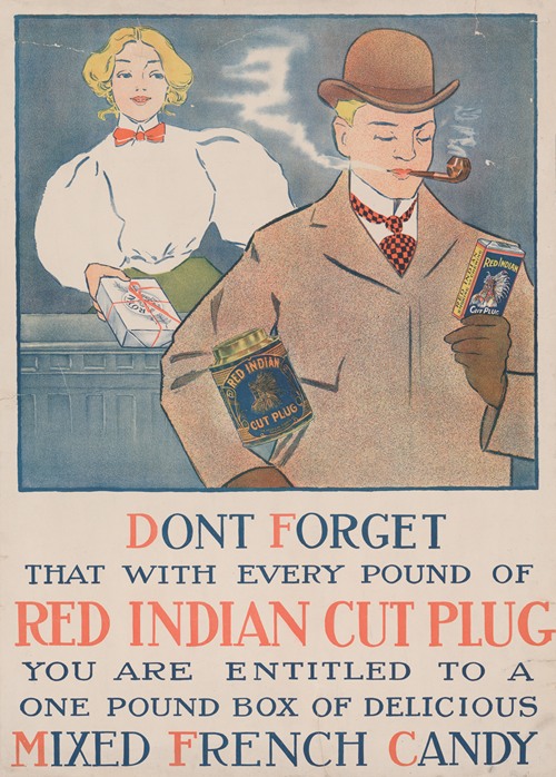 Red Indian cut plug (1900)