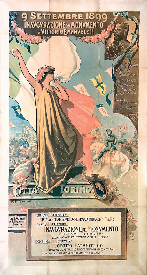 9 Settembre 1899, Inaugurazione Al Monumento Di Vittorio Emanuele Ii