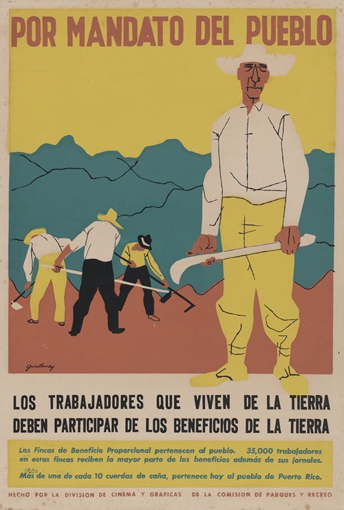 Por mandato del Pueblo - los trabajadores que viven de la tierra deben participar de los beneficios de la tierra (1947)