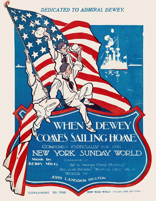 When Dewey comes sailing home (1899)