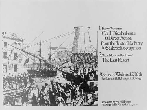 Harvey Wasserman; Civil disobedience & direct action from the Boston Tea Party to Seabrook occupation