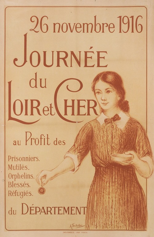 Journée du Loir et Cher au profit des prisonniers. Mutilés. Orphelins. Blessés. Réfugiés (1916)