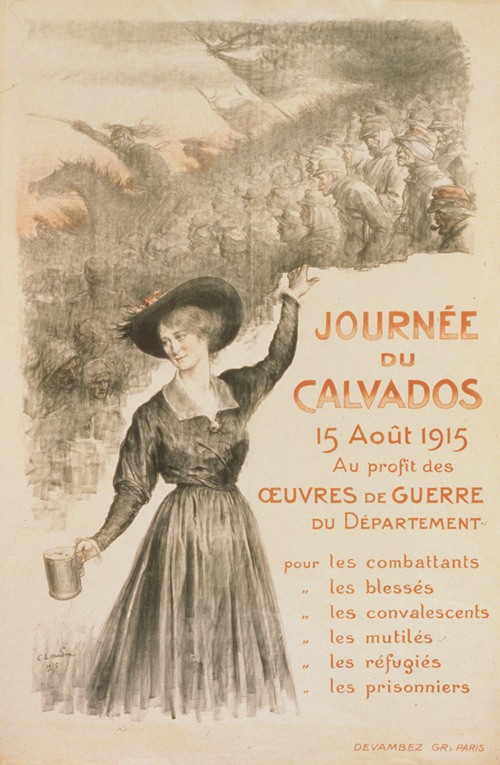 Journée du Calvados. 15 aoôt 1915. Au profit des oeuvres de guerre du Département