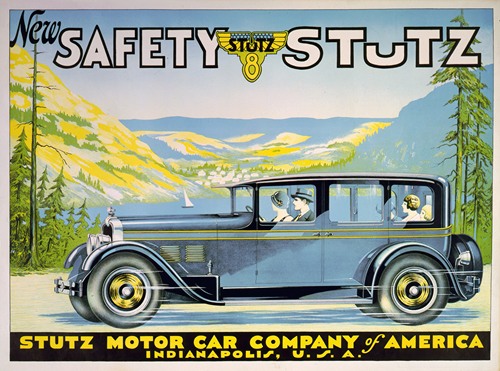 New safety Stutz-Stutz 8. Stutz Motor Car Company of America, Indianapolis, U.S.A (ca. 1925)