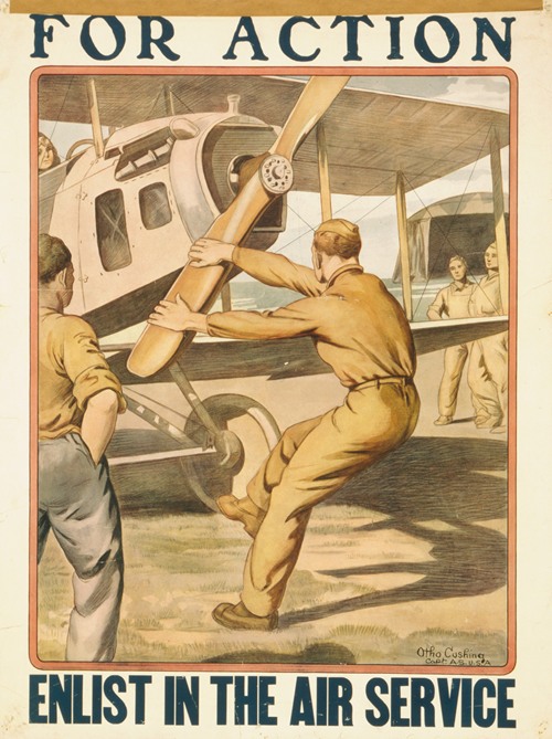 For action enlist in the Air Service (1918)