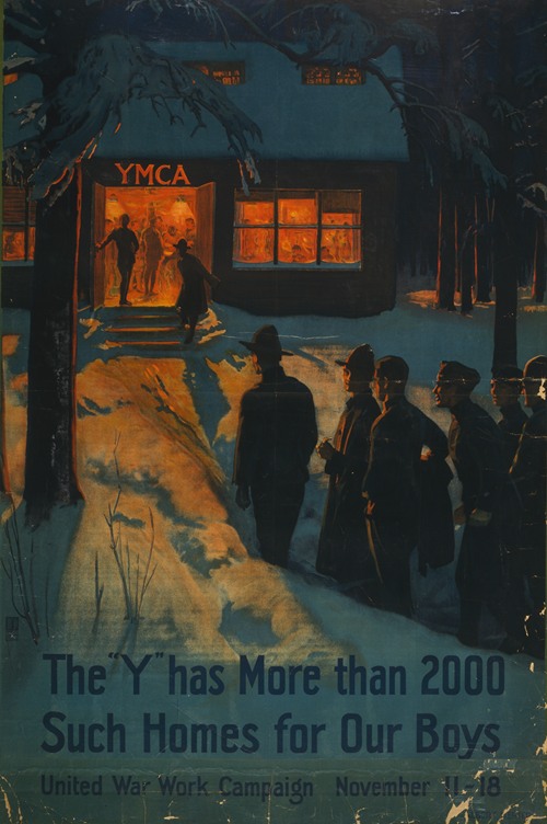The ‘Y’ has more than 2000 such homes for our boys–United War Work Campaign, November 11-18