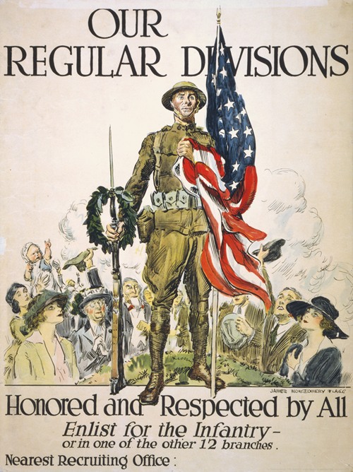Our regular divisions, honored and respected by all Enlist for the infantry – or in one of the other 12 branches