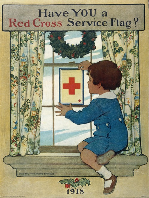 Have you a Red Cross service flag (1918)
