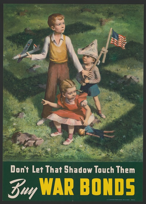 Don’t let that shadow touch them, buy war bonds (1942)