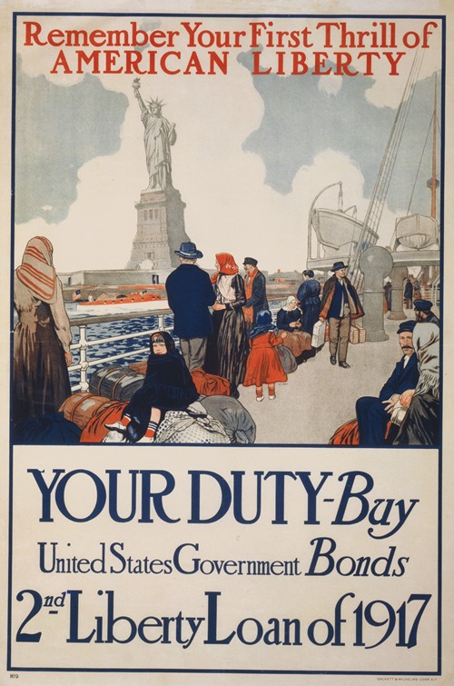 Remember your first thrill of American liberty Your duty - Buy United States government bonds (1917)