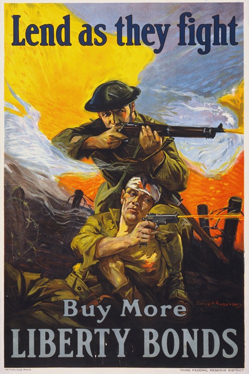 Lend as they fight - Buy more Liberty Bonds (1918)
