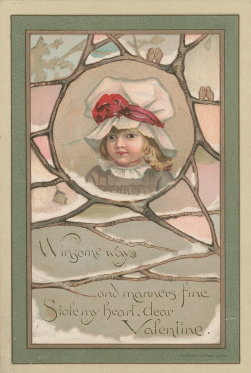 Winsome ways and manners fine stole my heart, dear valentine (1882)