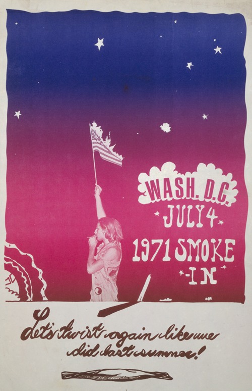 Wash., D.C., July 4, 1971 smoke-in Let’s twist again like we did last summer!