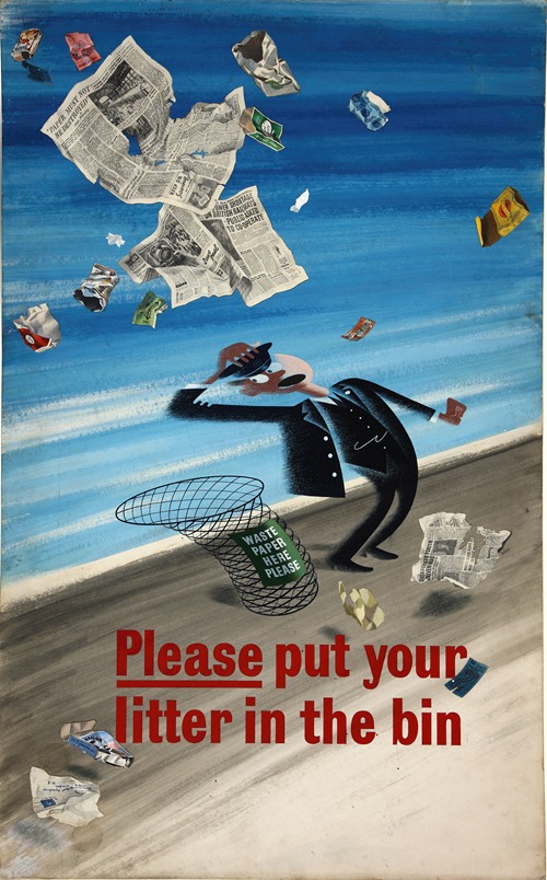 Please put your litter in the bin