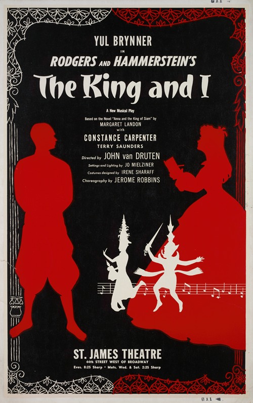 Yul Brynner in Rodgers and Hammerstein’s The king and I…