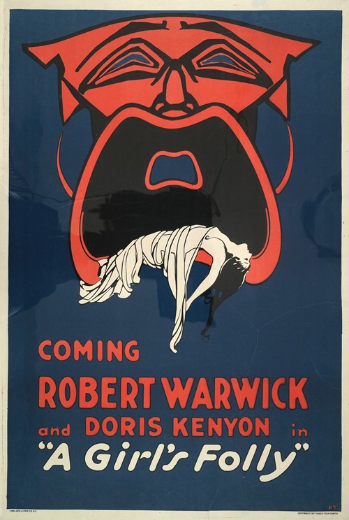 Coming Robert Warwick and Doris Kenyon in ‘A girl’s folly’ (1917)