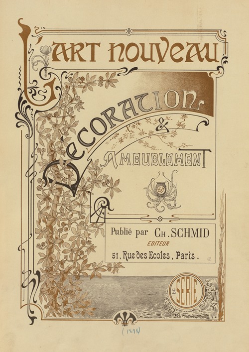 Art nouveau decoration and ameublement, 2 série (1898)