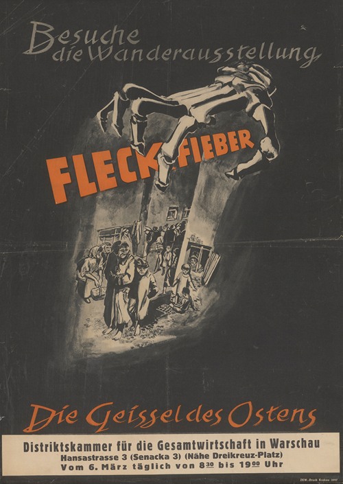 Besuche die Wanderausstellung ‘Fleckfieber – die Geissel des Ostens’
