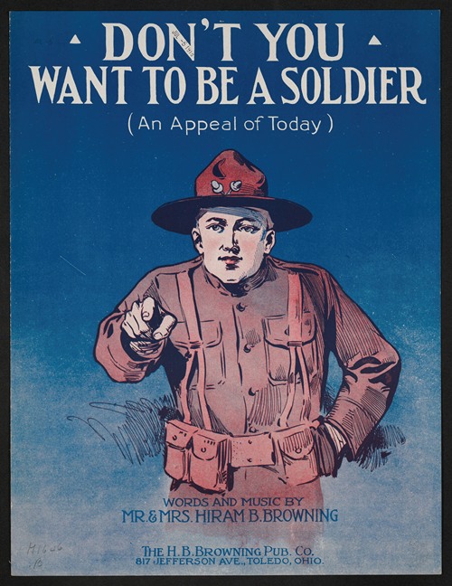 Don’t you want to be a soldier (an appeal of today)