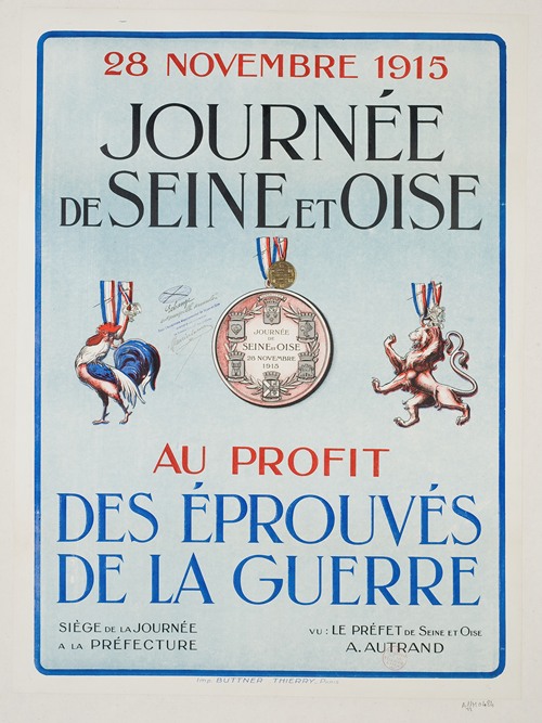 Journée de Seine et Oise au profit des éprouvés de la guerre