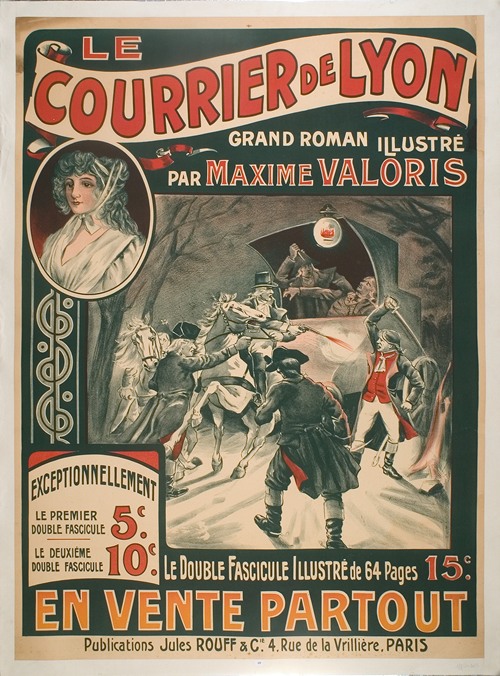 Le courrier de Lyon, grand roman illustré par Maxime Valoris