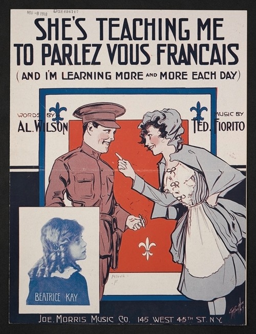 She’s teaching me to parlez vous Francais (and I’m learning more and more each day)