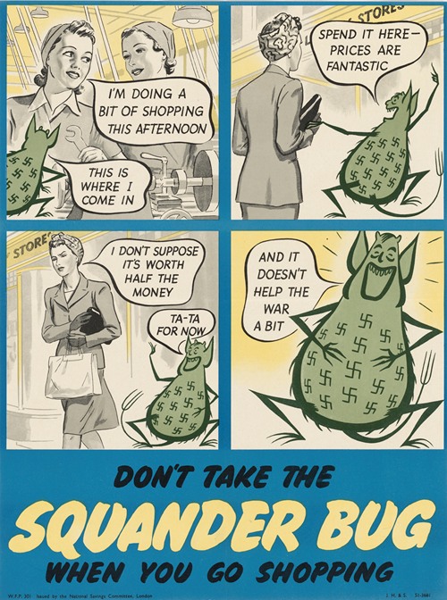 Don’t Take the Squander Bug When You Go Shopping