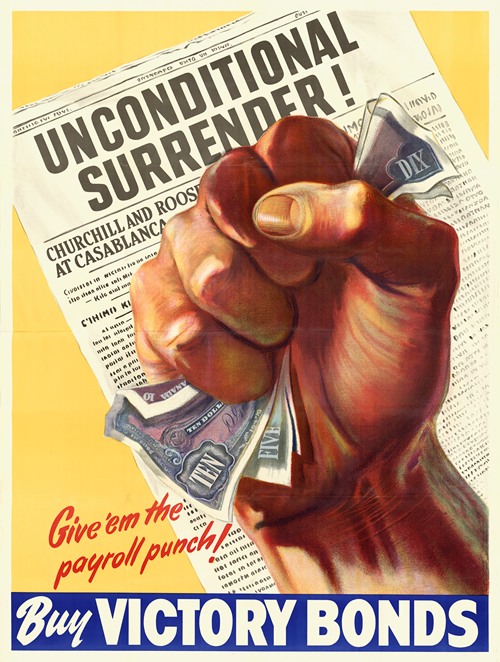 Give ’em the Payroll Punch! Buy Victory Bonds