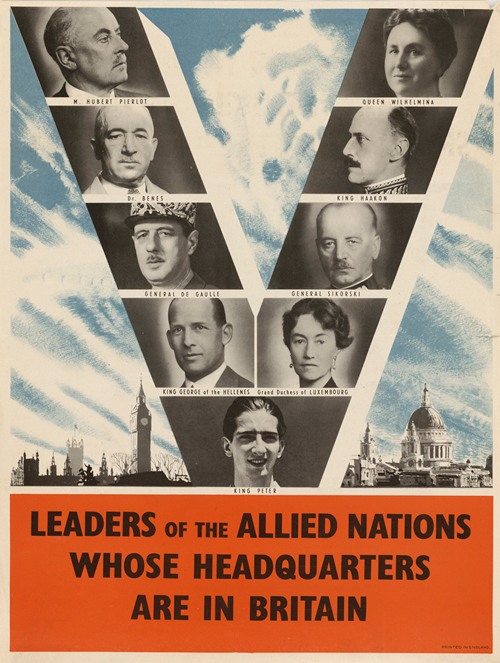 Leaders of the Allied Nations Whose Headquarters are in Britain