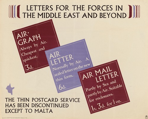 Letters for the Forces in the Middle East and Beyond