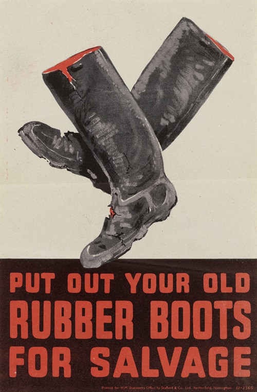 Put Out Your Old Rubber Boots for Salvage